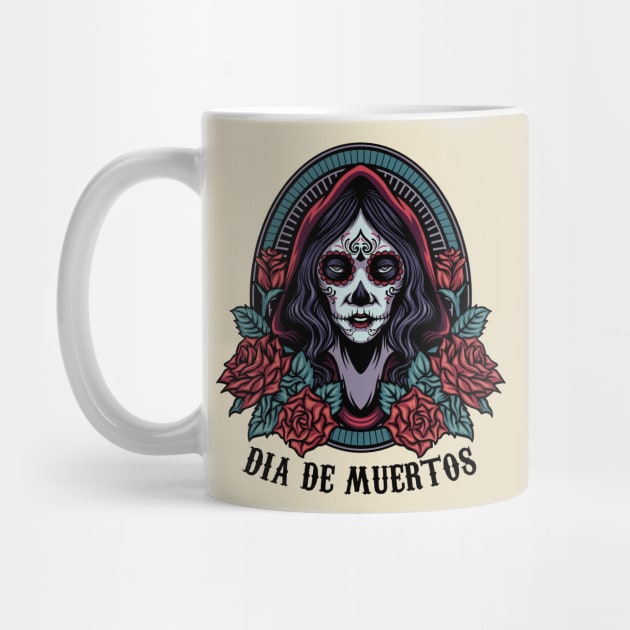 Catrina - Dia De Los Muertos - Color design by verde